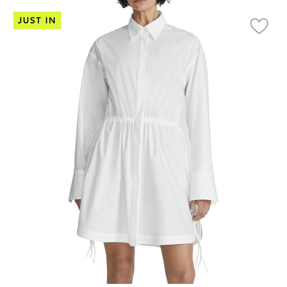 Rag & Bone Fiona Poplin Mini Shirt Dress